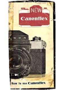 Canon Canonflex manual